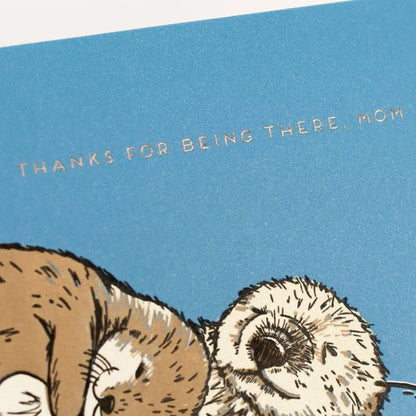 Porchlight Press Letterpress - Mom Otter Card