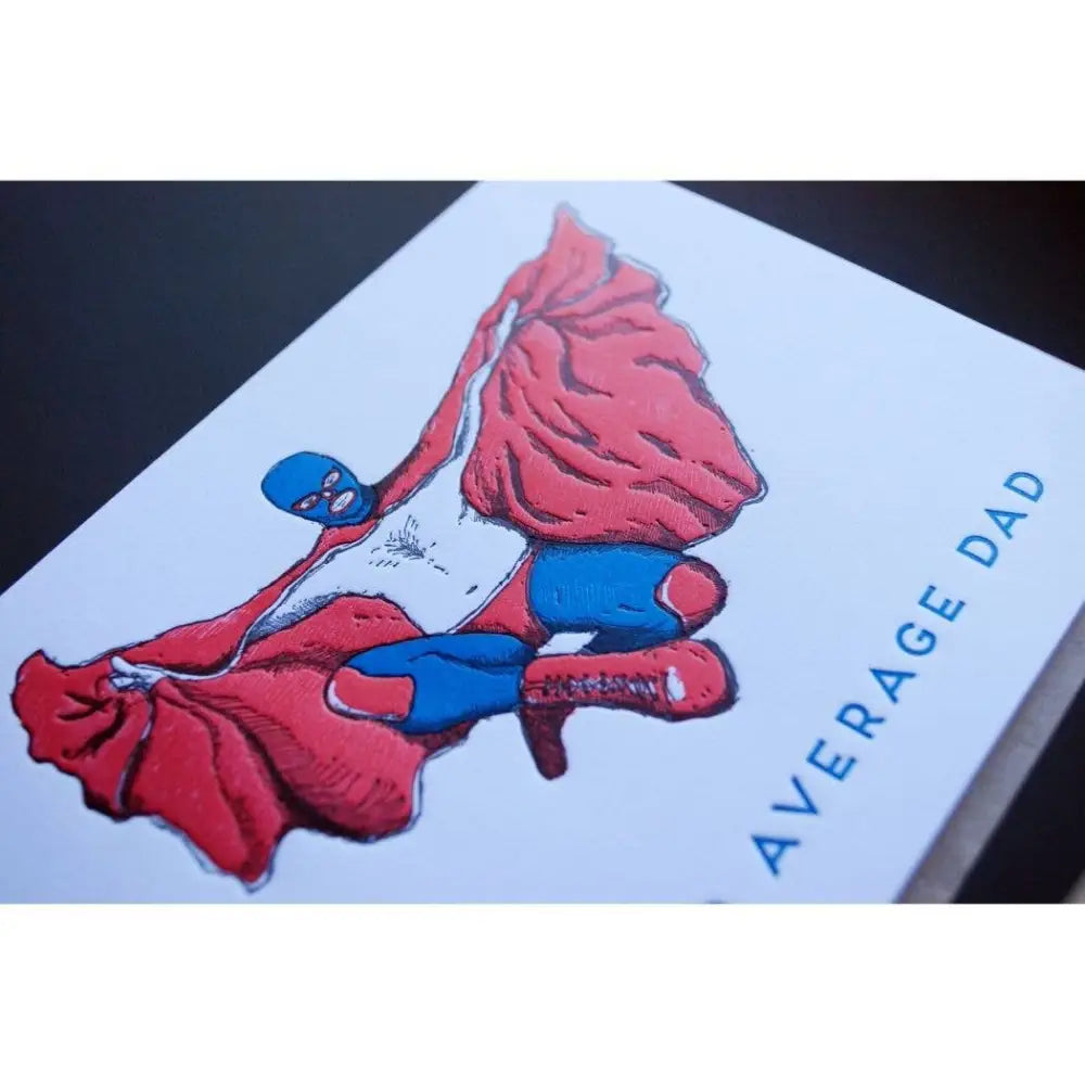 Porchlight Press Letterpress - Nacho Average Dad Card