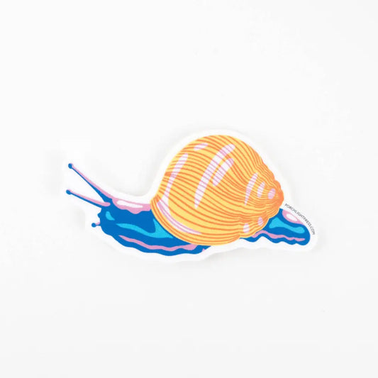 Porchlight Press Letterpress - Sticker: Yellow Snail