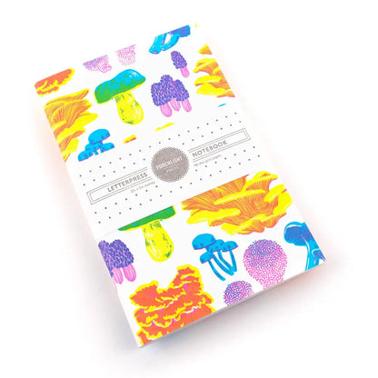 Porchlight Press Letterpress - Vibrant Life Series - Fruiting Fungi Pocket Notebook