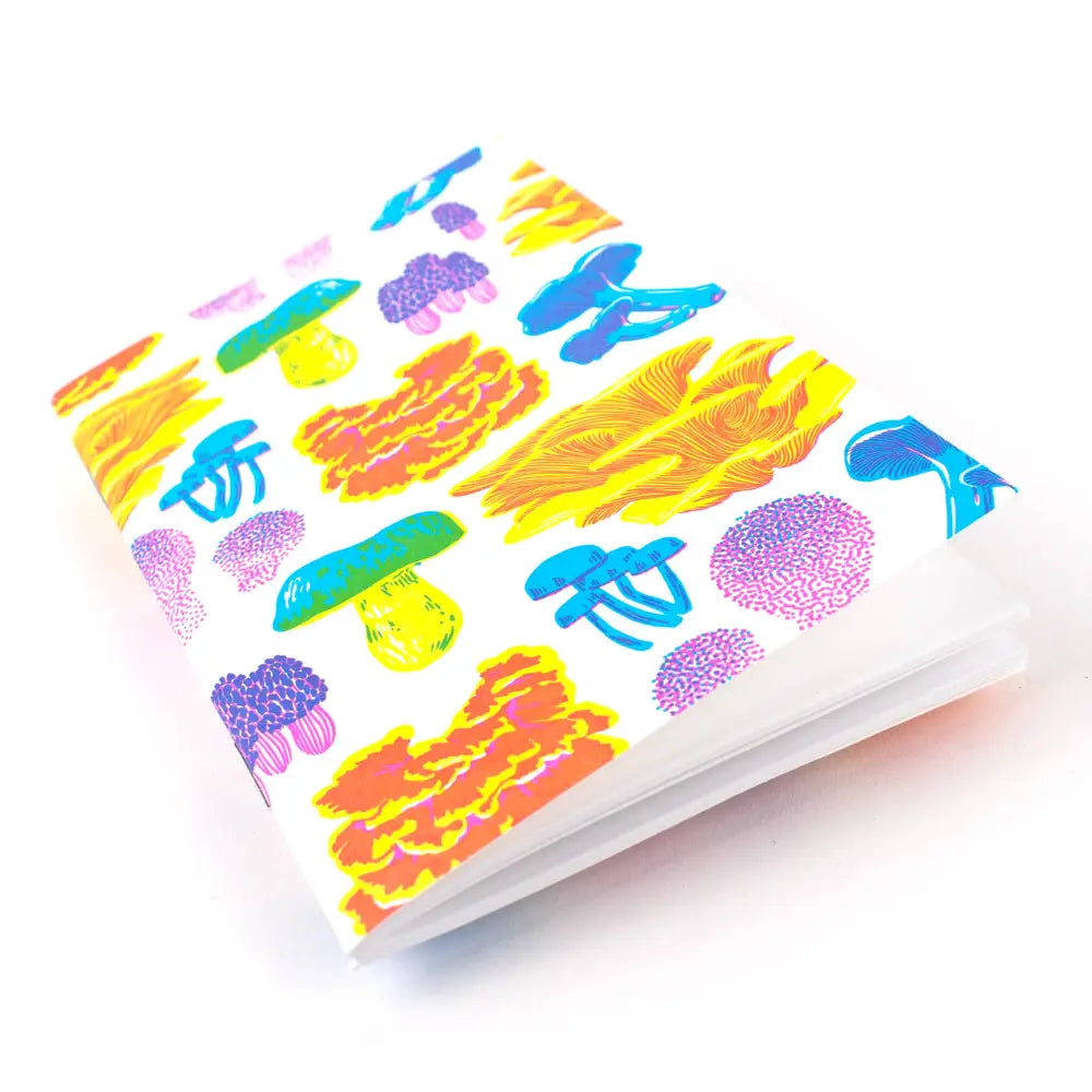 Porchlight Press Letterpress - Vibrant Life Series - Fruiting Fungi Pocket Notebook