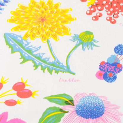 Porchlight Press Letterpress - Vibrant Life Series - Herbals Tea Towel