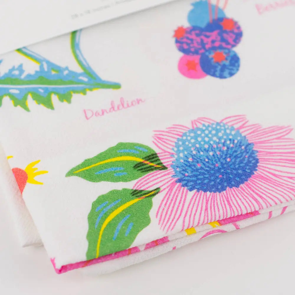 Porchlight Press Letterpress - Vibrant Life Series - Herbals Tea Towel