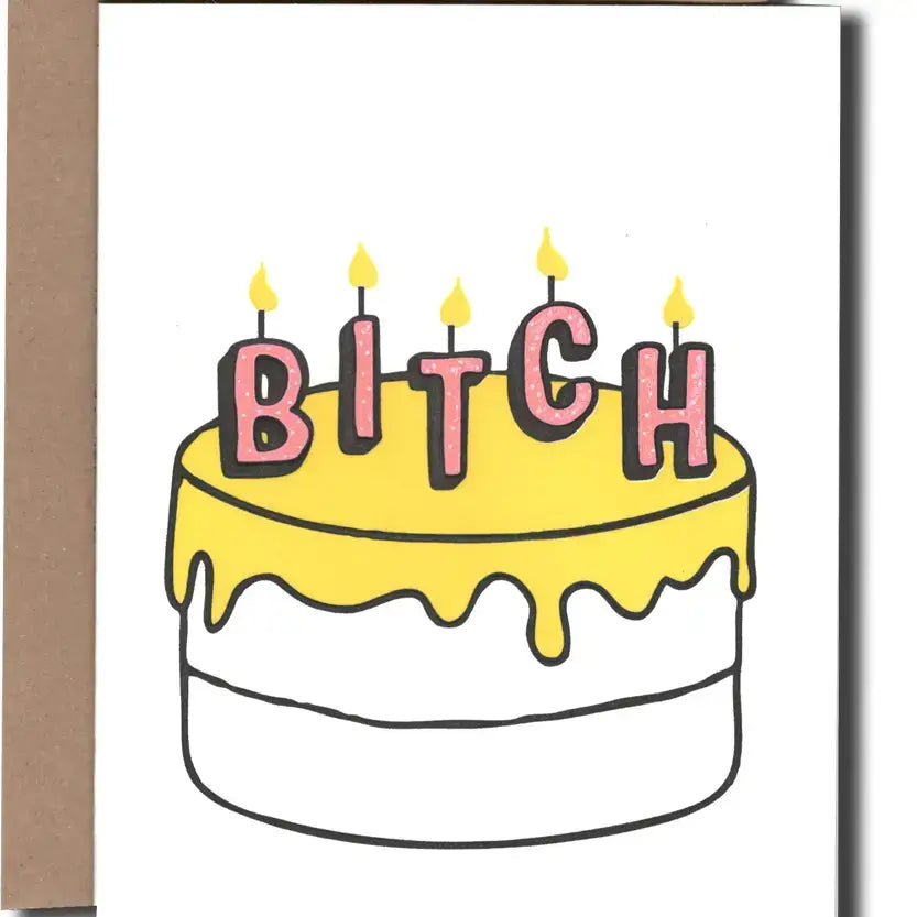 Bitch Cake Card - PABOOM