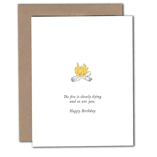 Letterpress Card - PABOOM