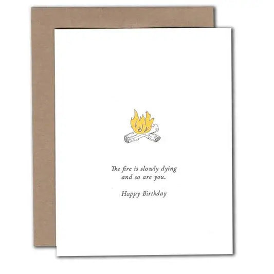 Letterpress Card - PABOOM