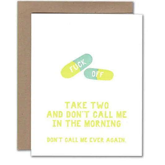 Letterpress Card - PABOOM