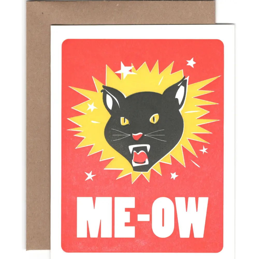 Power and Light Press - Me-Ow! Card