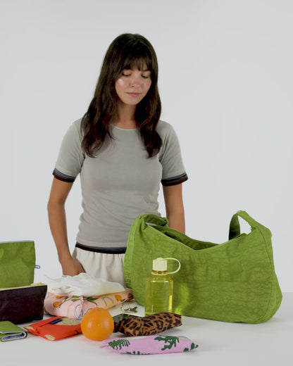 Large Nylon Crescent Bag Green Juice