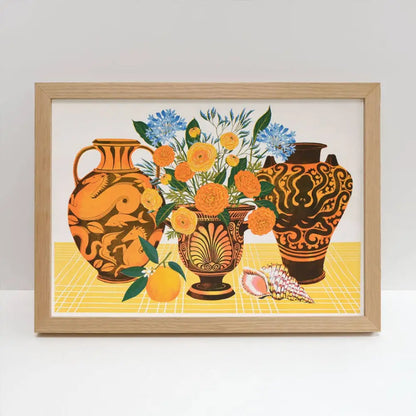 Amphora - A3 Risograph Print - PABOOM