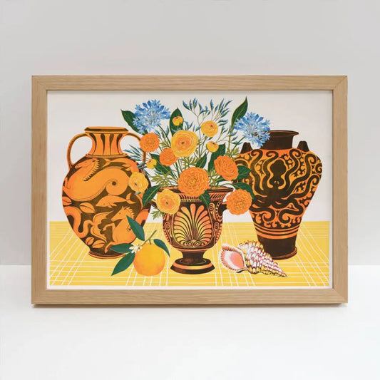 Amphora - A3 Risograph Print - PABOOM