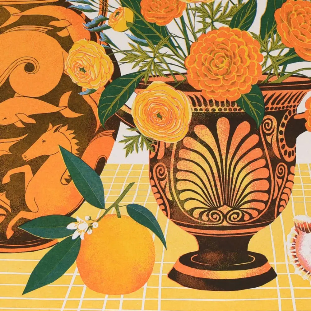 Amphora - A3 Risograph Print - PABOOM