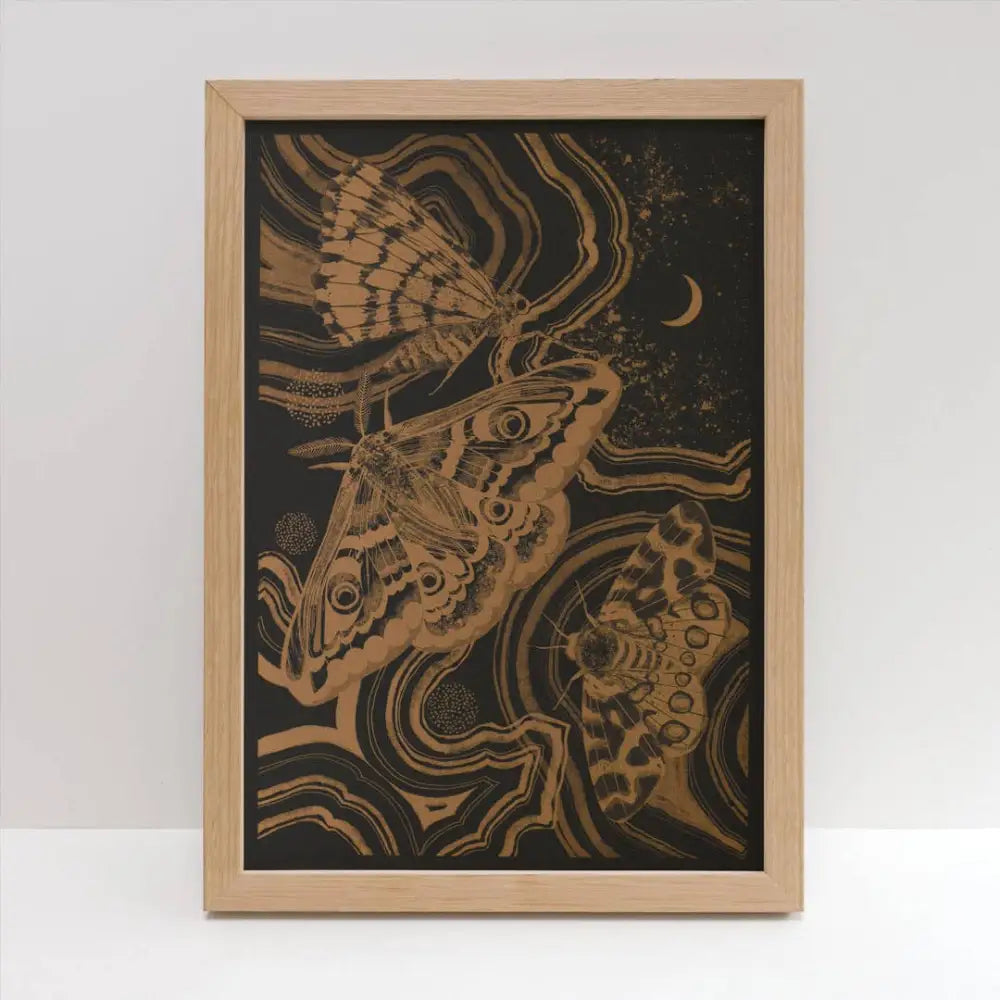 Autumn Nights - A3 Risograph Print - PABOOM