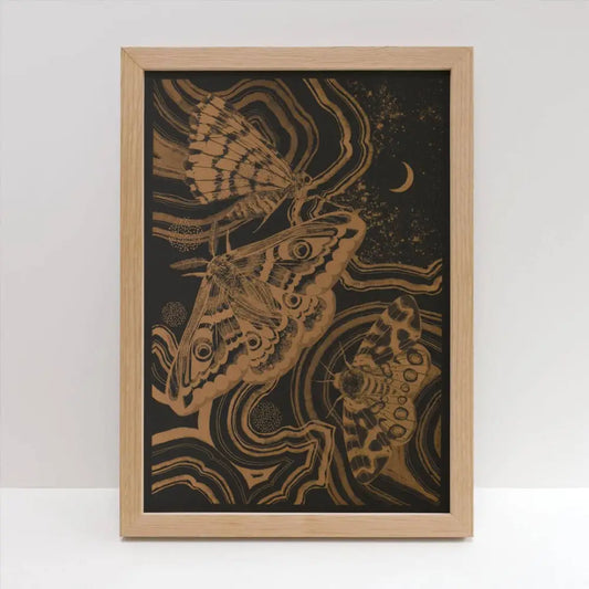 Autumn Nights - A3 Risograph Print - PABOOM