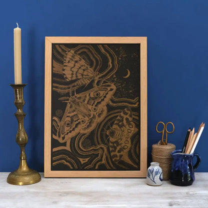 Autumn Nights - A3 Risograph Print - PABOOM