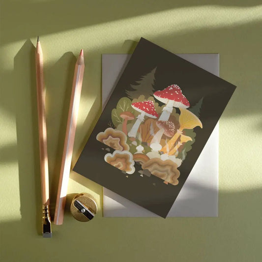 Fungi Forest Card - PABOOM