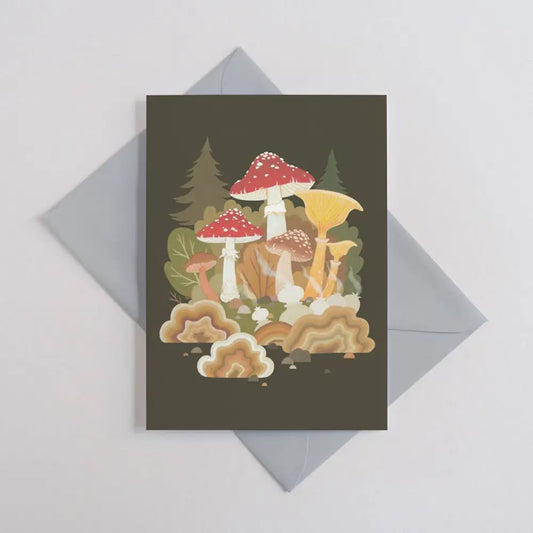 Fungi Forest Card - PABOOM