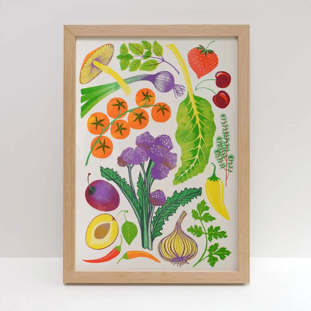 Homegrown - A3 Risograph Print - PABOOM