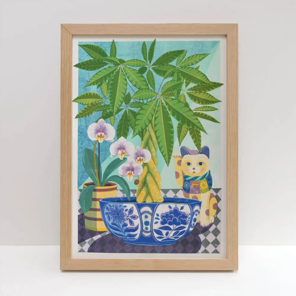 MoneyTree - A3 Risograph Print - PABOOM