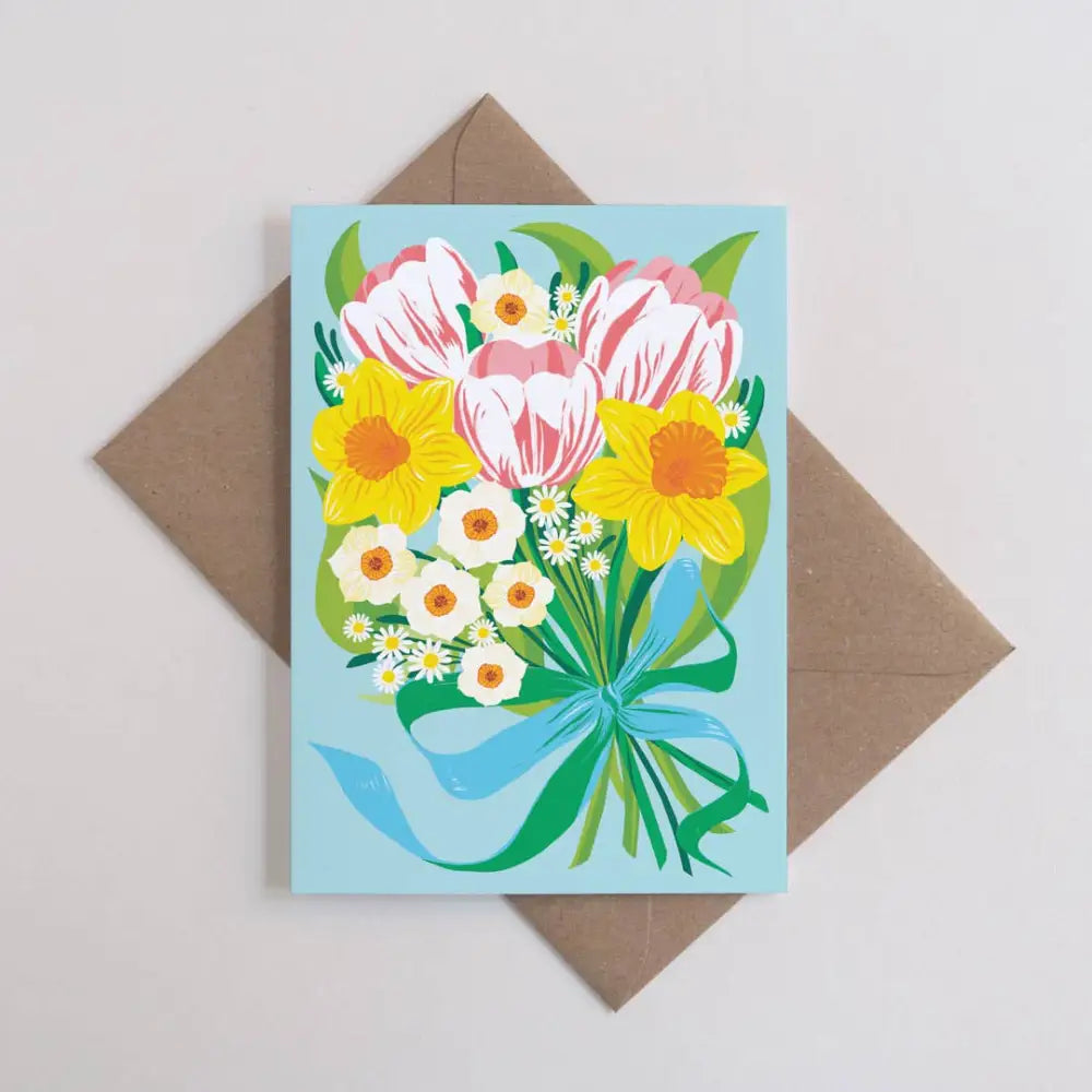Spring Bouquet Card - PABOOM