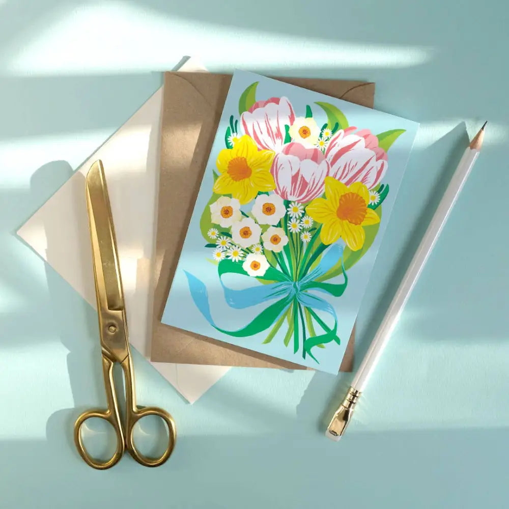 Spring Bouquet Card - PABOOM