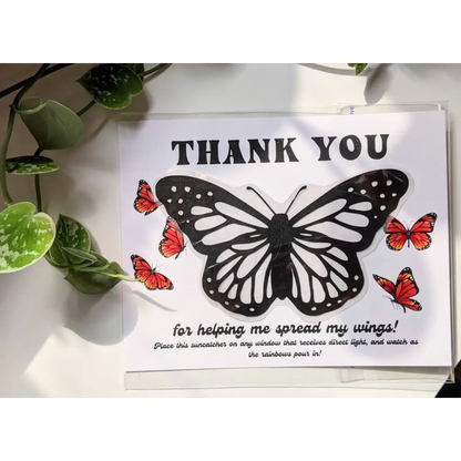 Prismatic Kitty - Butterfly Suncatcher