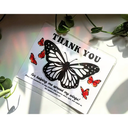 Prismatic Kitty - Butterfly Suncatcher