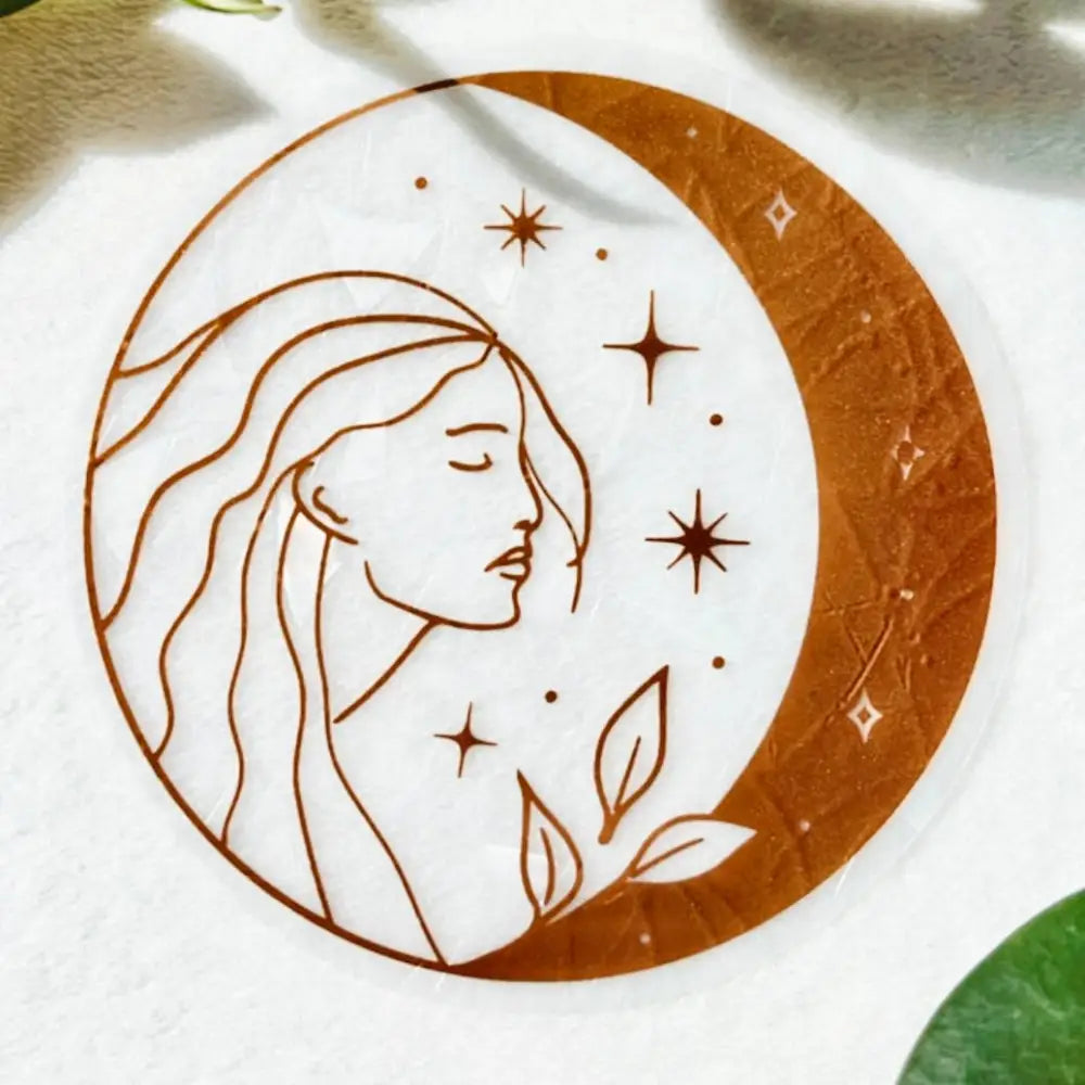 Prismatic Kitty - Celestial Woman Suncatcher | Mystical Magical Window Cling