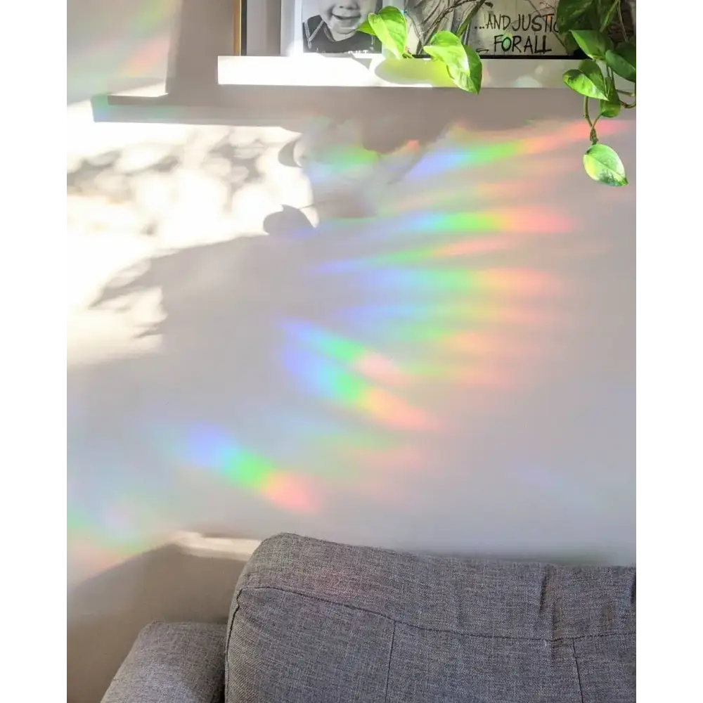 Prismatic Kitty - Lupins Suncatcher Sticker | Wildflower Window Cling | Gift