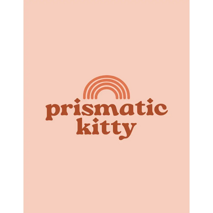 Prismatic Kitty - Lupins Suncatcher Sticker | Wildflower Window Cling | Gift