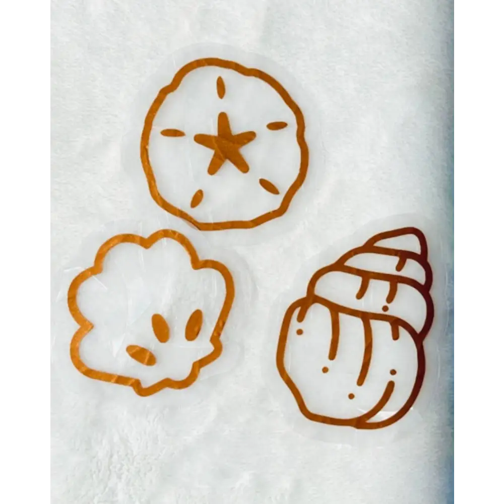 Prismatic Kitty - Set of 3 Mini Seashell Suncatchers | Nautical Decor