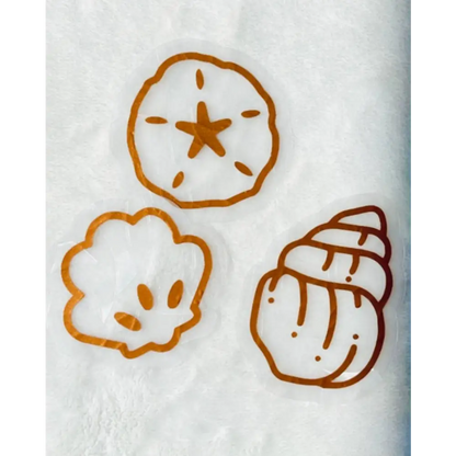 Prismatic Kitty - Set of 3 Mini Seashell Suncatchers | Nautical Decor