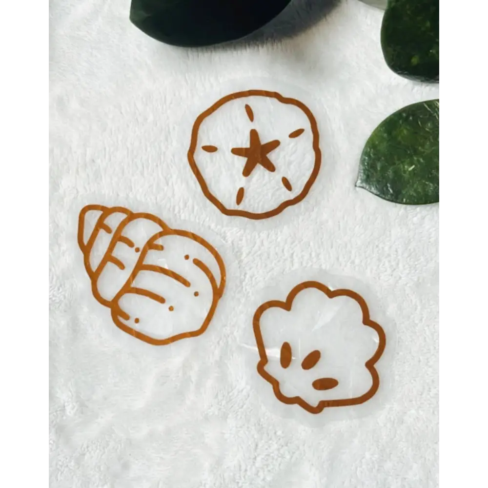 Prismatic Kitty - Set of 3 Mini Seashell Suncatchers | Nautical Decor