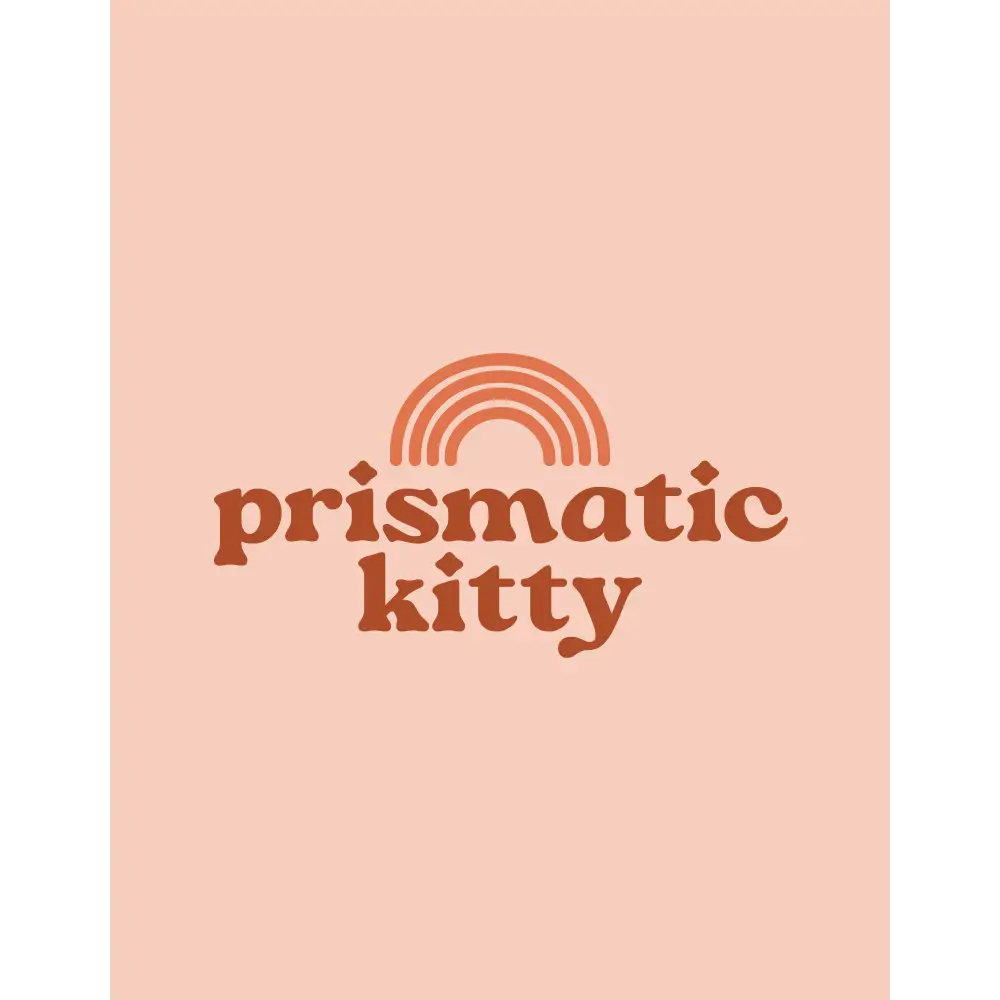 Prismatic Kitty - Stretching Cat Suncatcher | Rainbow Window Cling | Jumbo
