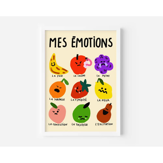 Projet Spécial Les Émotions Art Print