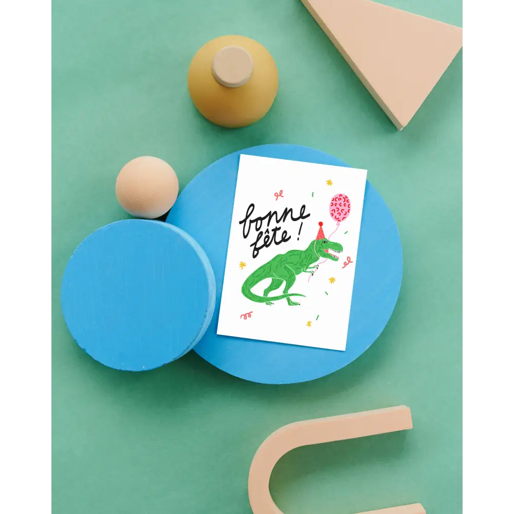 Projet Spécial T rex Birthday Card