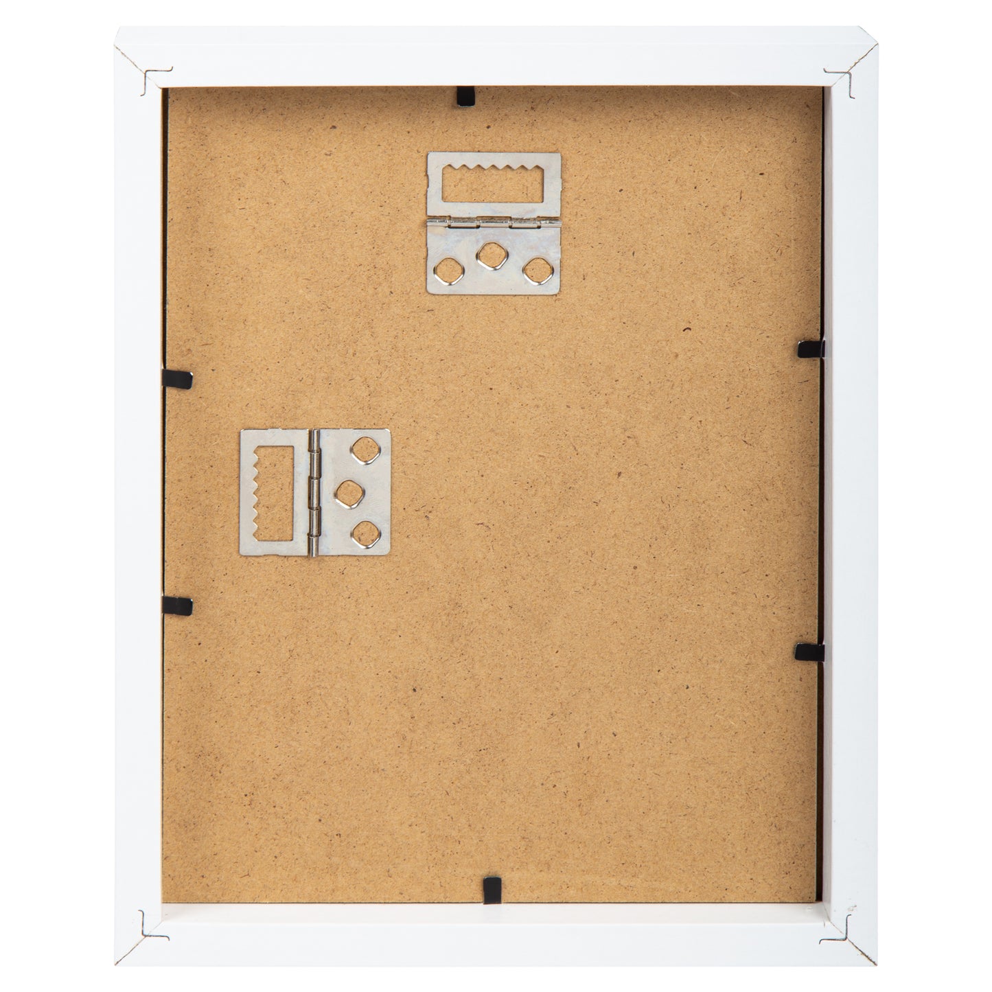 White Frame with Black Mat