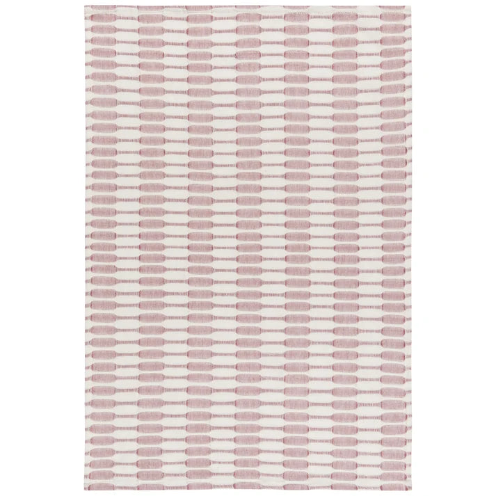 Close-up of the woven texture on the Canyon Rose dishtowel – PABOOM