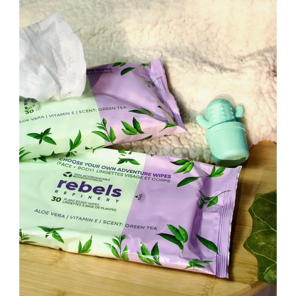 Rebels Refinery - Face & Body Wipes BIODEGRADABLE