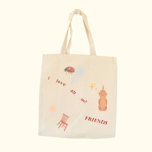 I Love My Friends Tote Bag - PABOOM