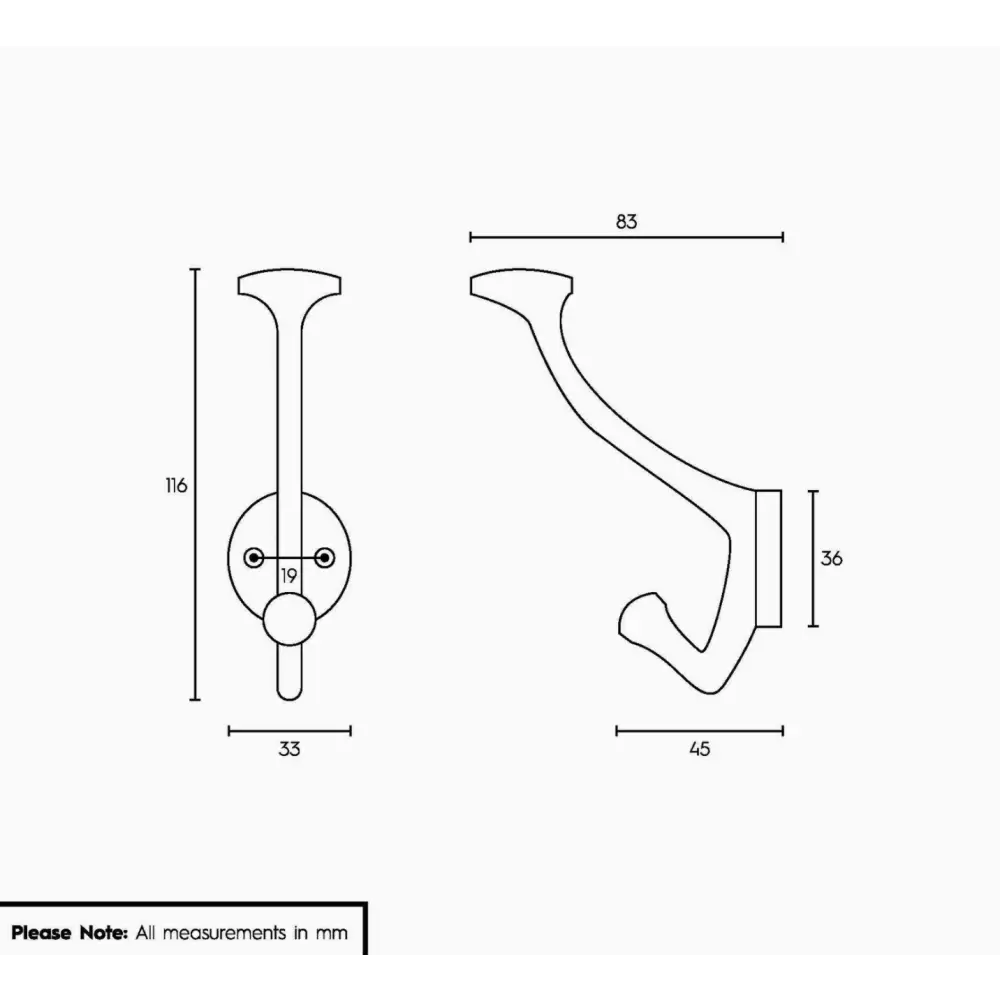 Bowler and Coat Hook - PABOOM