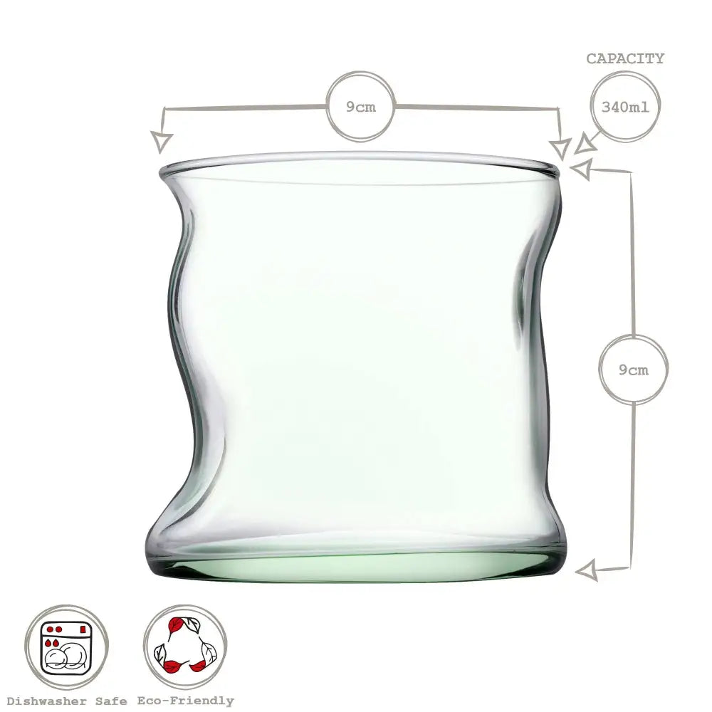 Rinkit Ltd - 340ml Aware Amorf Recycled Glass Tumbler