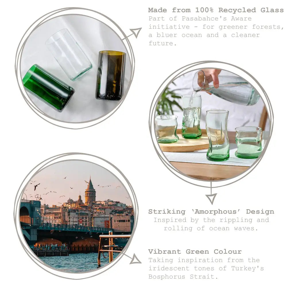 Rinkit Ltd - 340ml Aware Amorf Recycled Glass Tumbler