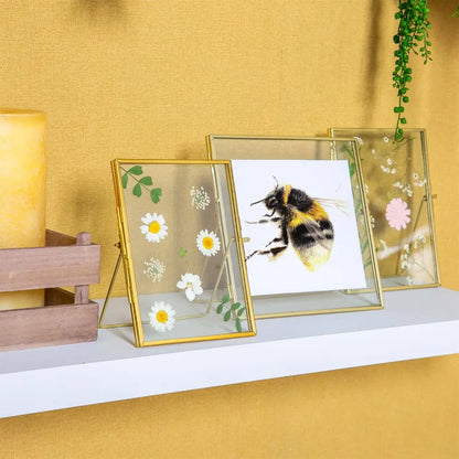 Rinkit Ltd - 5’’ x 7’’ Standing Metal Photo Frame - by Nicola Spring