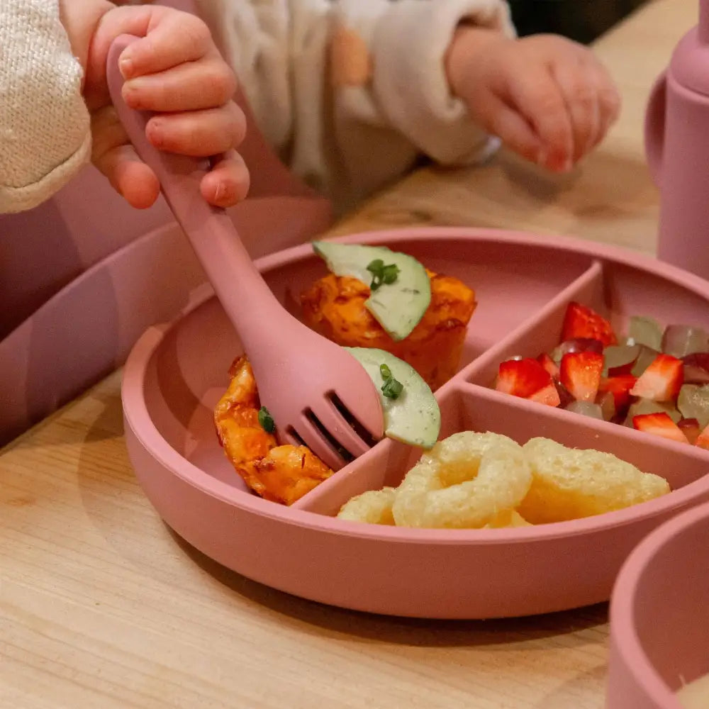 Baby Divided Silicone Suction Plate - PABOOM