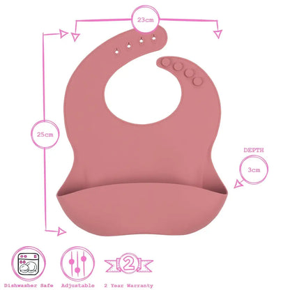 Baby Silicone Weaning Bib - PABOOM