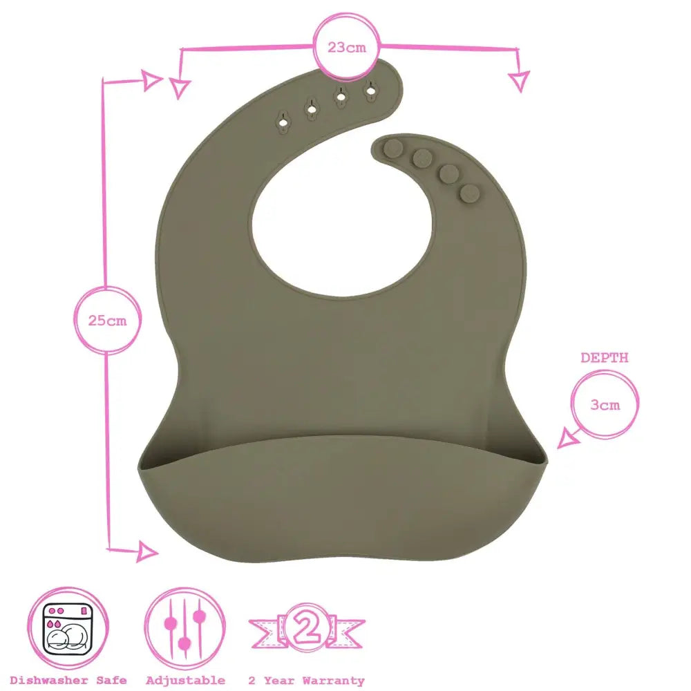 Baby Silicone Weaning Bib - PABOOM