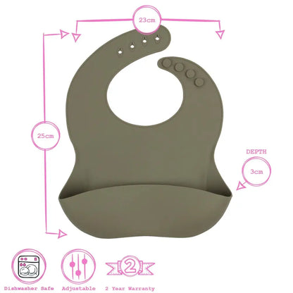 Baby Silicone Weaning Bib - PABOOM