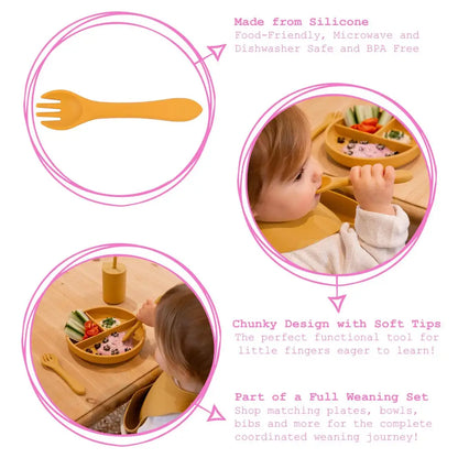 Baby Silicone Weaning Fork - PABOOM