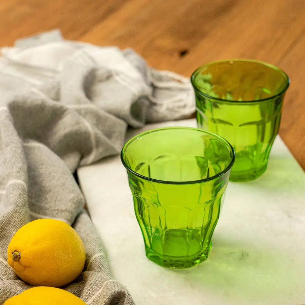 Rinkit Ltd - Duralex Picardie Glass Drinking Tumbler - Jungle Green - 250